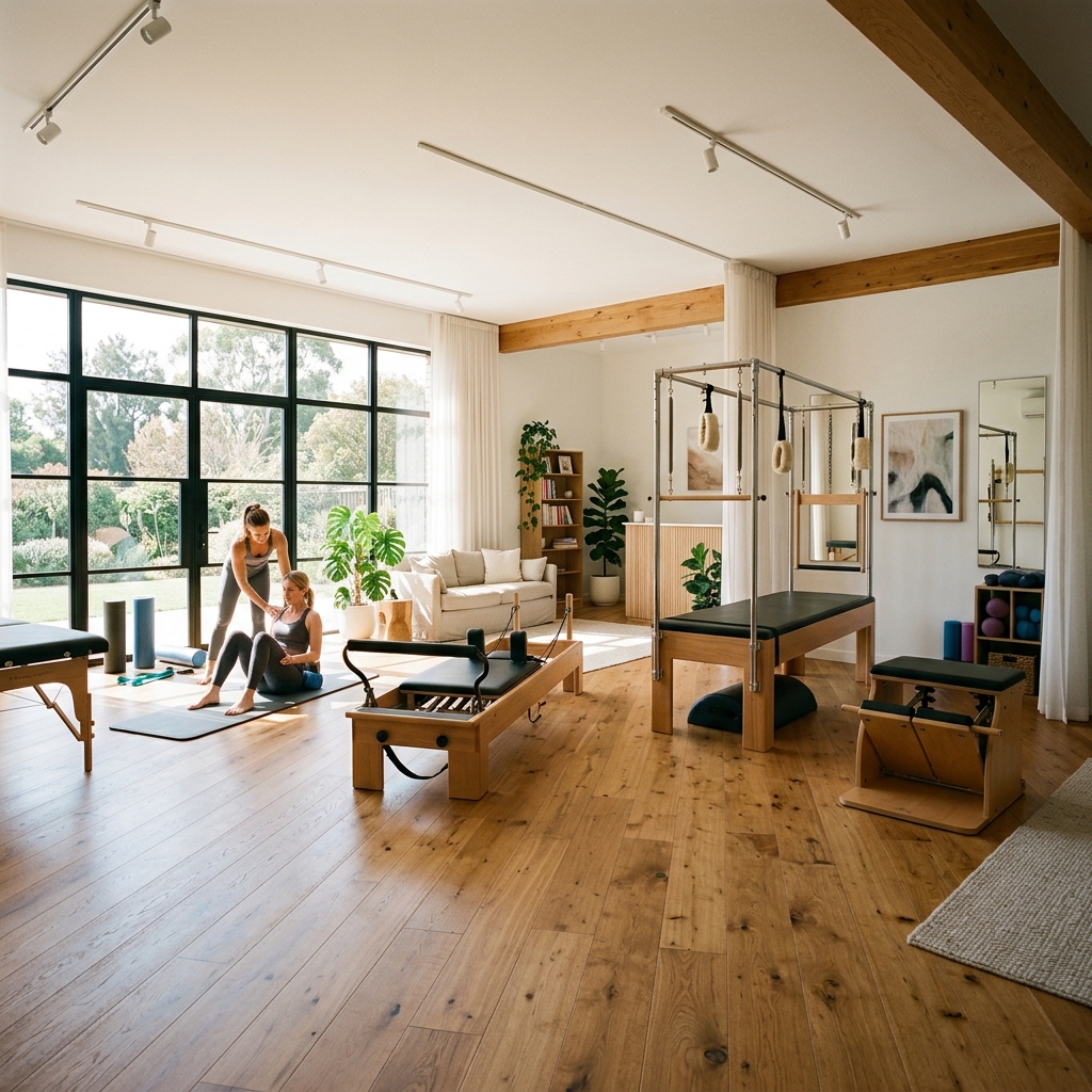 Karuna Studio interior amplo e iluminado