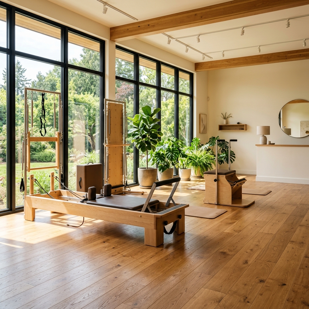 Espaço amplo e acolhedor do Karuna Studio